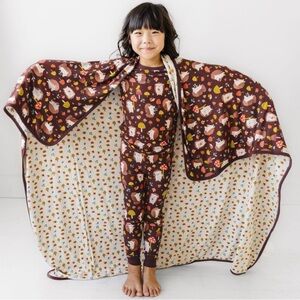Little Sleepies Happy Hedgehogs Blanket